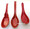 Two Tone Red Black Melamine Soba Rice Soup Spoons