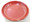 Two Tone Red Black Melamine Round Sauce Dish Top