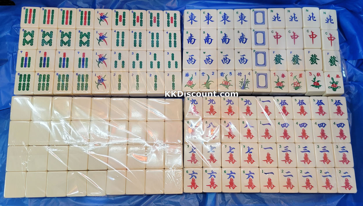 Mahjong Ivory Bamboo Set