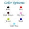 Black, Red, Dark Brown, Hot Pink, Green, Royal, Light Blue Love Print Canvas Bag