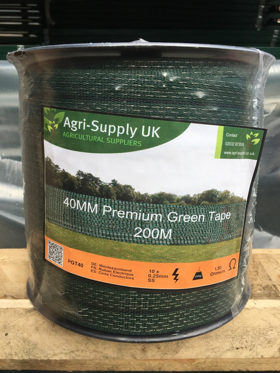 Electric FencingElectric Fence Tape 40mm Premium Green Tape