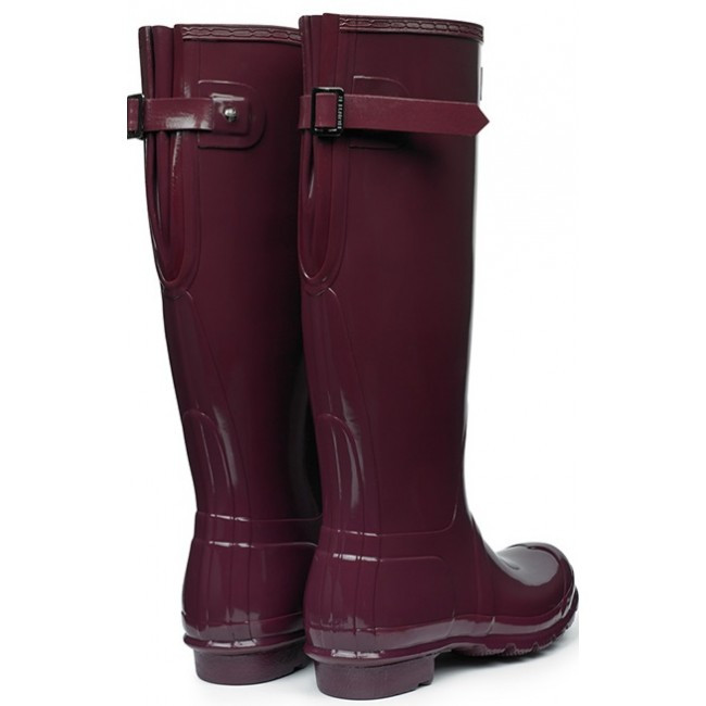 hunter burgundy boots