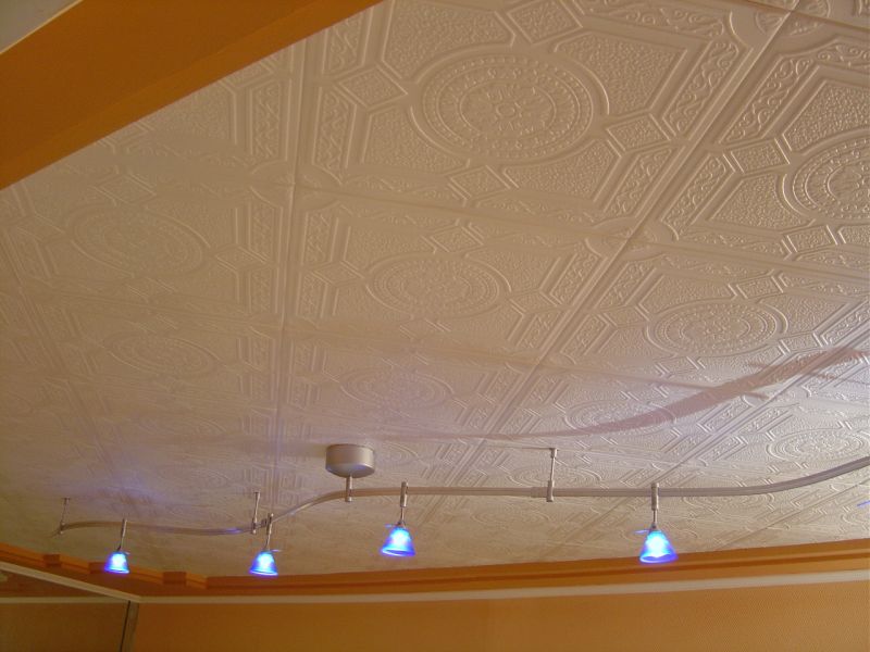 Kensington Gardens Styrofoam Ceiling Tile 20 In X 20 In R30