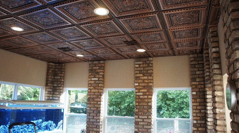 La Scala Faux Tin Ceiling Tile 24 In X 24 In 223