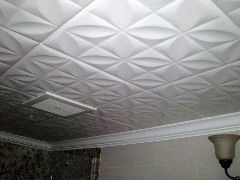 Styrofoam Ceiling Tiles Finished Projects Images | Photo Gallery