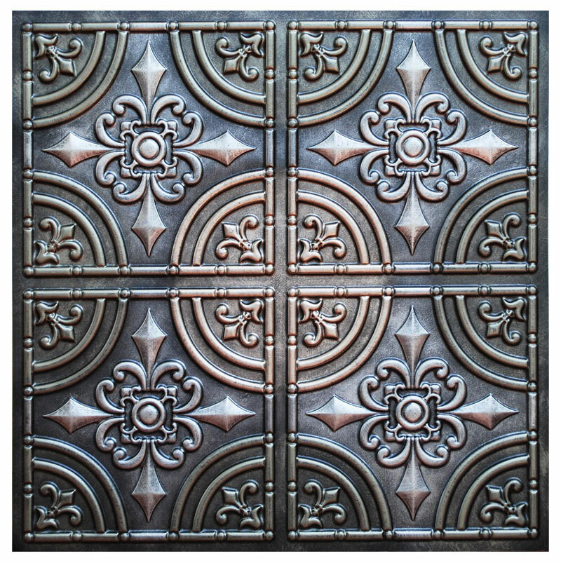  Wrought Iron II - FAD Hand Painted Ceiling Tile - #CTF-008-2