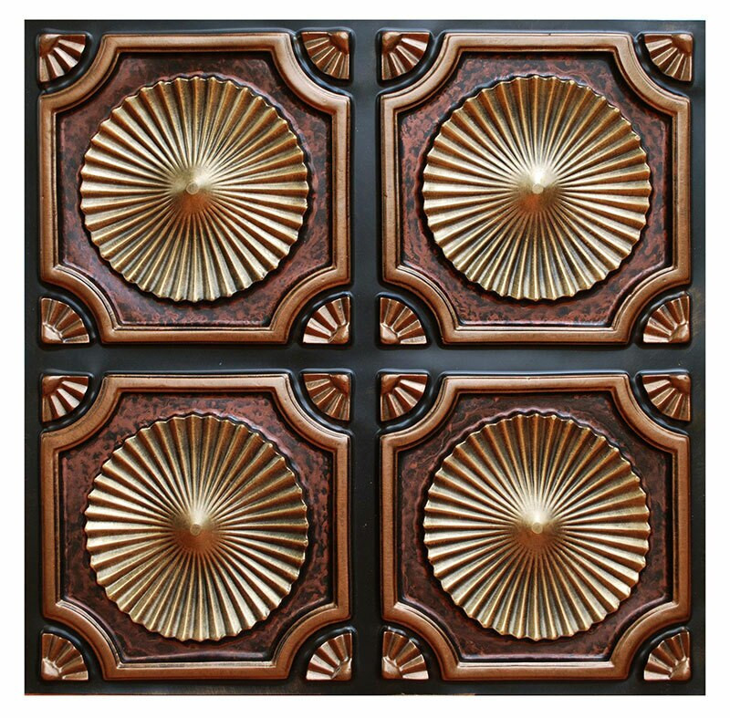 Whirligigs - FAD Hand Painted Ceiling Tile - #CTF-002