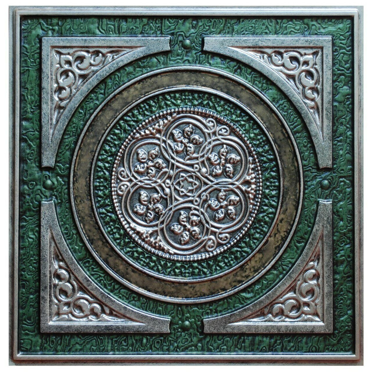 Steampunk VI - FAD Hand Painted Ceiling Tile - #CTF-006-6