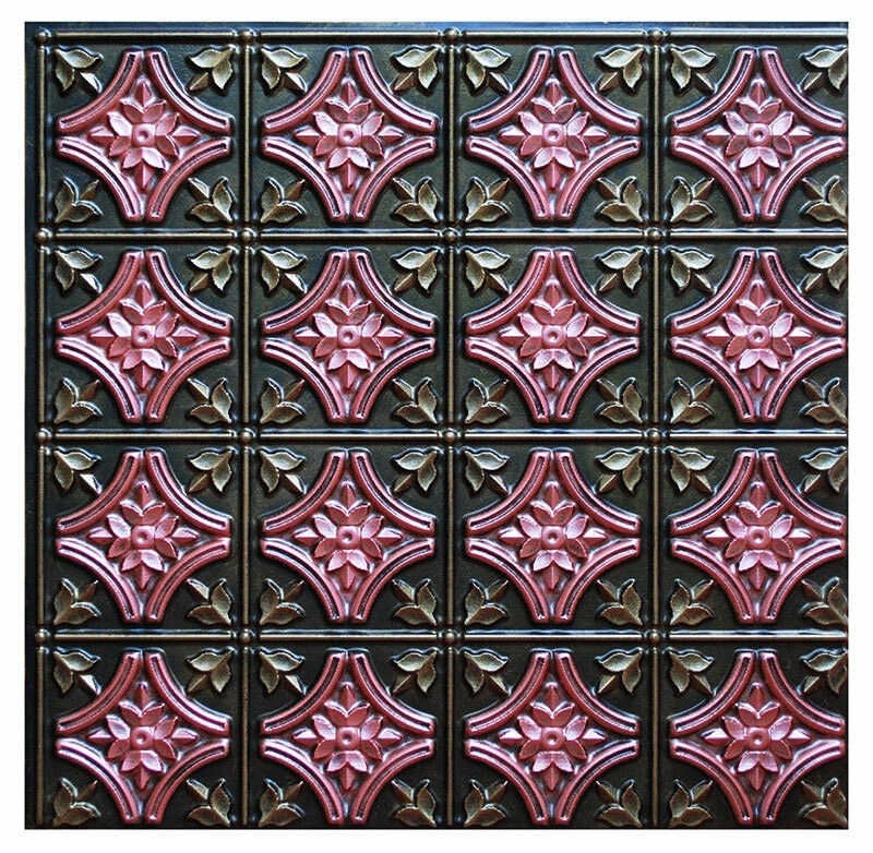 Gothic Reims II - FAD Hand Painted Ceiling Tile - #CTF-009-2