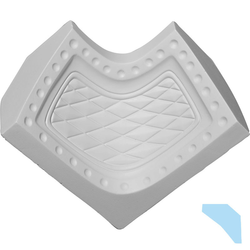 Heaton Inside Corner - Urethane Moulding Blocks - Pack of 4 - #MIC02X02HE