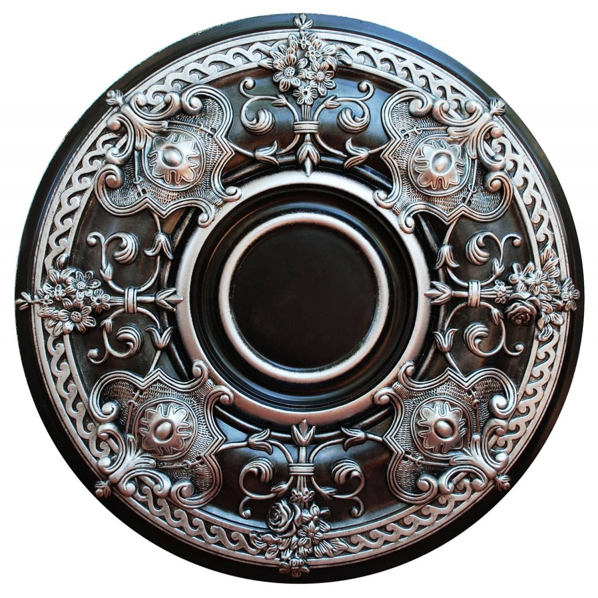 Night Flashes - FAD Hand Painted Ceiling Medallion - #CCMF-035-4A