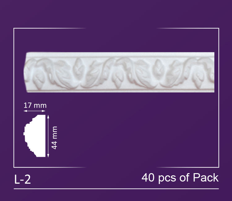 L-2 - Decorative Molding Pack - 2&quot; Wide (144 ln. ft. / Pack)