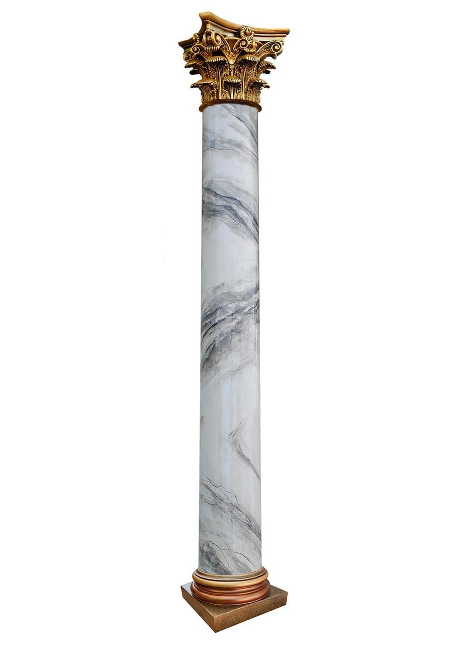 Roman Corinthian - FAD Faux Marble Finish Column - #CPF-008-RC