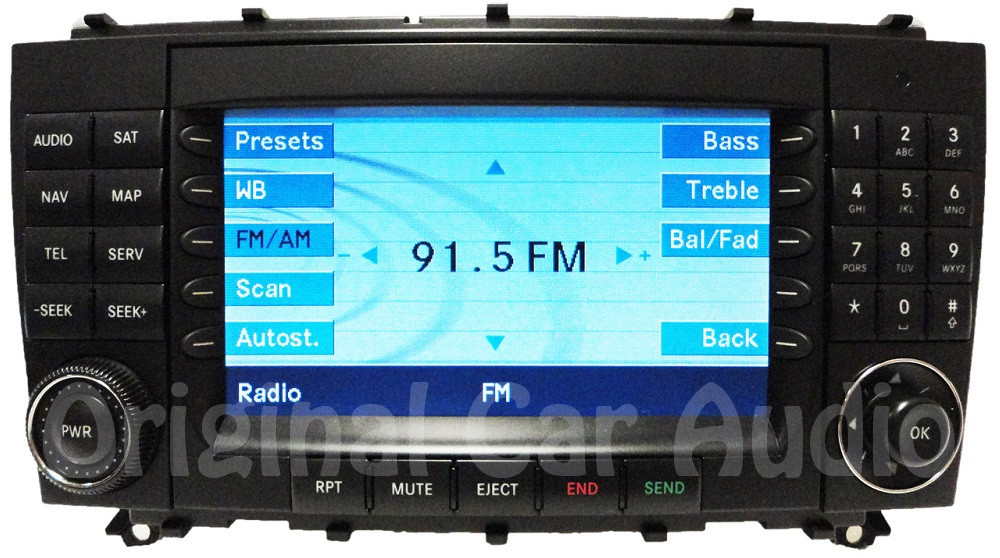 ラジオ・コンポ Mercedes-Benz COMMAND 2.5 - JHEAD UNIT MERCEDES-BENZ OEM Command GPS Navigation Radio CD LCD Screen