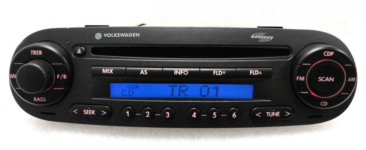 98 02 10 Volkswagen Beetle Radio Stereo Player CD MP3 Player