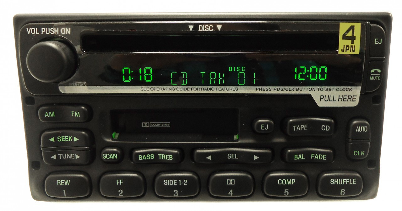 1998 Ford explorer radio cassette cd player