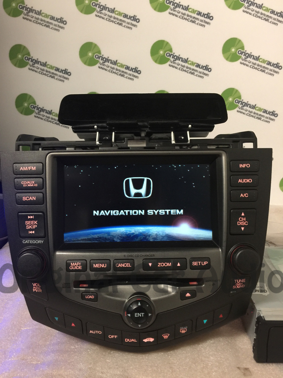 2GY3 Accord Navigation GPS System Satellite Radio CD Player