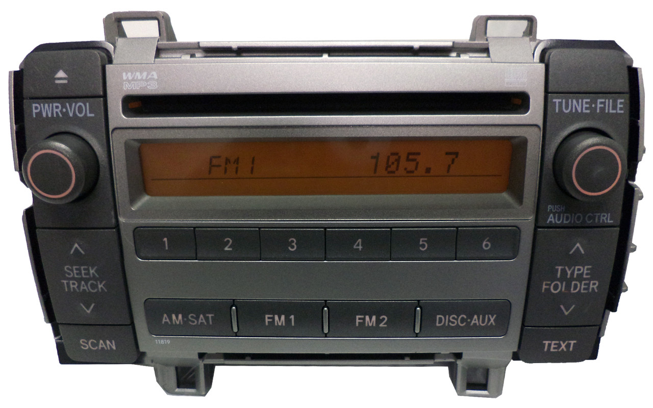 09 10 Toyota MATRIX XM Radio CD Disc Player Satellite Stereo 86120