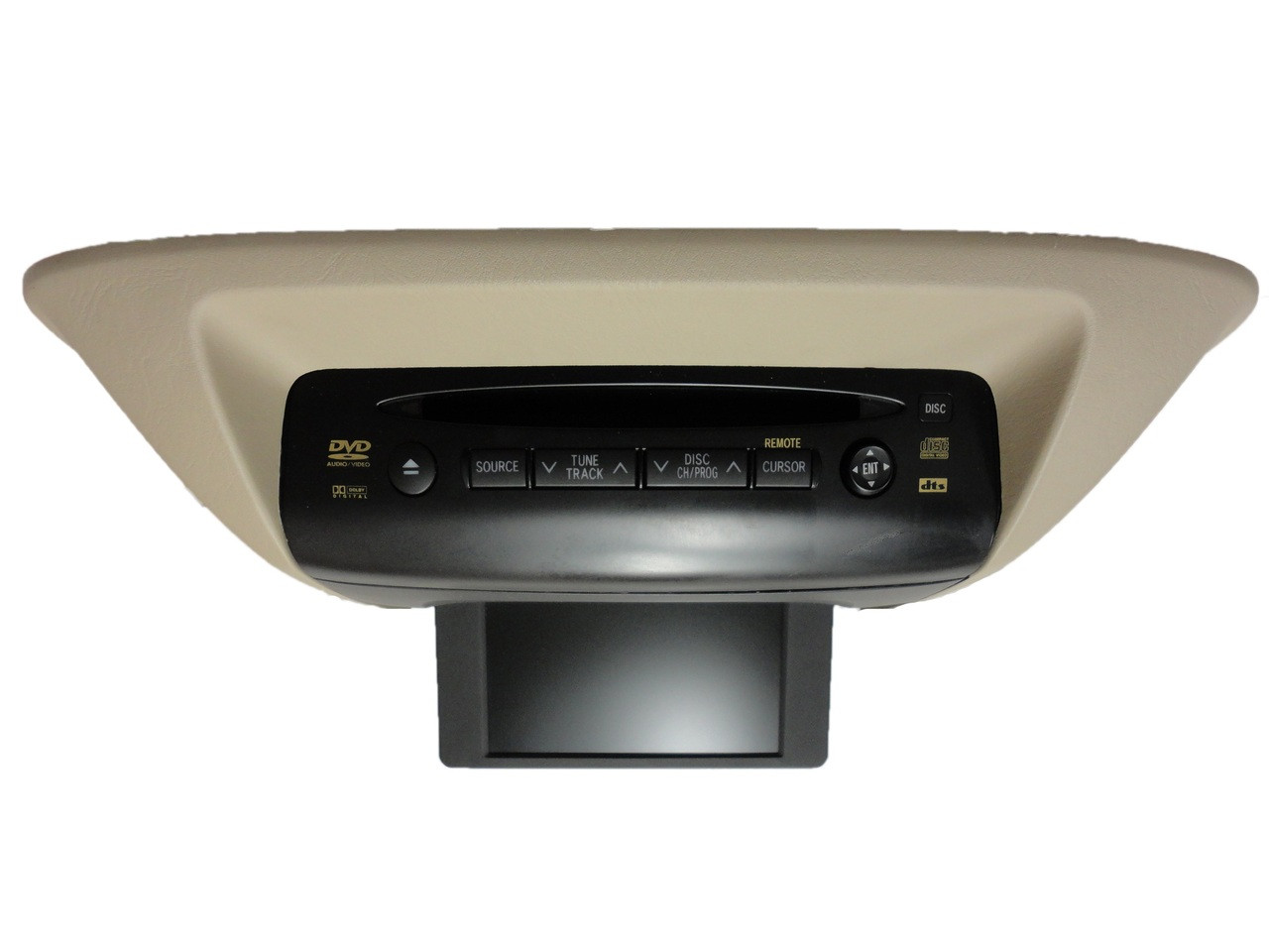 2004 2005 Toyota Sienna OEM TAN Overhead DVD Player Screen w/Sunroof