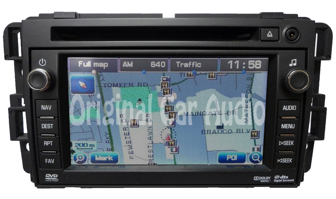Unlocked Chevy Silverado Avalanche GMC OEM Radio NAVIGATION DVD ...