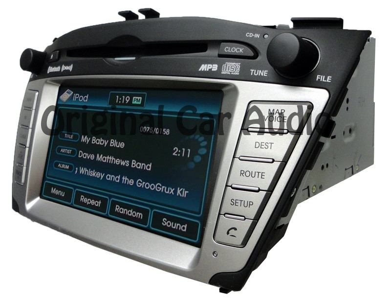 2010 2013 Hyundai Tucson OEM AM FM Radio Navigation Stereo XM MP3 CD