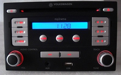 Autoradio USB AUX CD-Player Mp3 Rcd030+ Für VW Tiguan Touran Golf Jetta