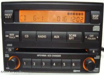 05 06 07 Nissan Xterra Frontier Pathfinder 6 Cd Player Changer