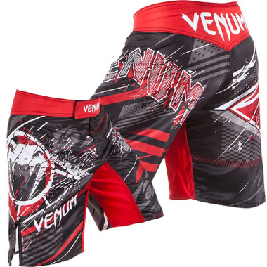 Venum ALL FLAGS Black/Red Fight Shorts