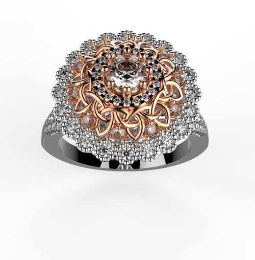 Engagement Ring Diamond Engagement Ring Celtic Engagement Ring Diamond Engagement Ring Celtic