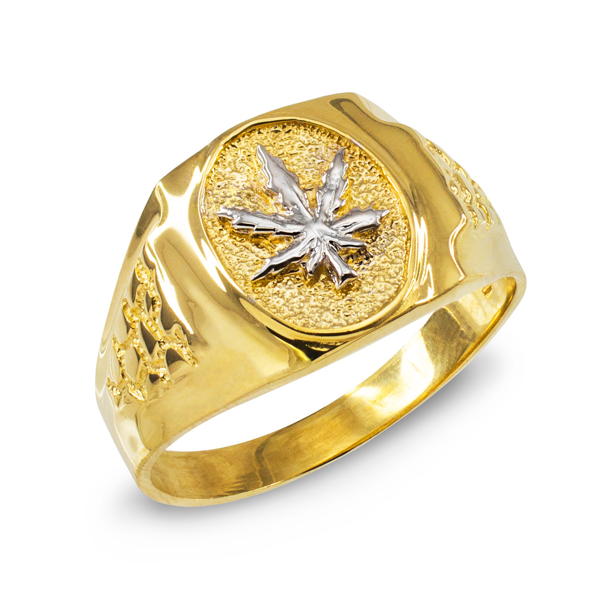 Cannabis Leaf Ring Cannabis Leaf Ring