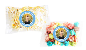 Add A Photo Boys Popcorn Bags With Personalisation