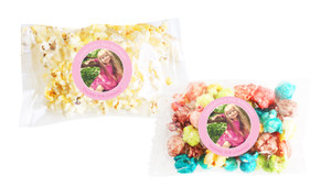 Add A Photo Pink Popcorn Bags With Personalisation