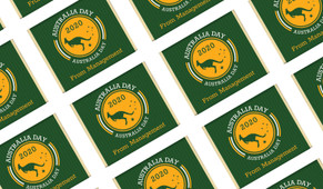 Australia Day Emblem Mini Chocolates