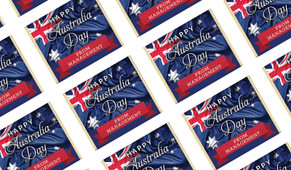 Australian Flag Australia Day Mini Chocolates