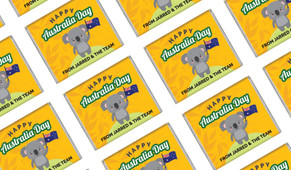 Cute Koala Australia Day Mini Chocolates