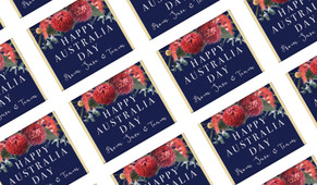 Native Flowers Australia Day Mini Chocolates