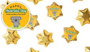 Cute Koala Australia Day Chocolate Stars