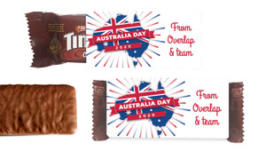 Australian Map Australia Day Individual TimTam TM (Box Of 150)