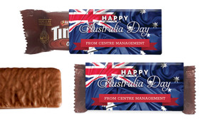 Australian Flag Australia Day Individual TimTam TM (Box Of 150)