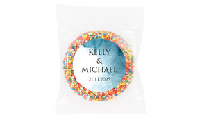 Blue Shade Wedding Theme Personalised Giant Freckle