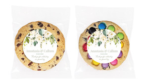 White Roses Hanging Personalised Wedding Cookie