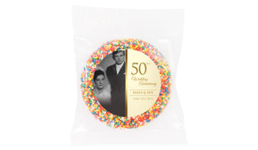 Add A Photo Anniversary Personalised Chocolate Freckle