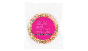 Diamond Personalised International Womens Day Giant Chocolate Freckle