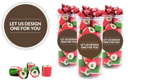 Let Us Design For You Christmas Rock Candy Tube