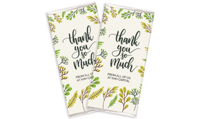Floral Thank You Personalised Chocolate Bars