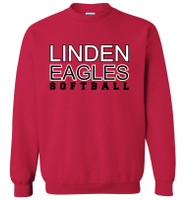 LHS Softball Unisex Crew Neck Sweatshirt