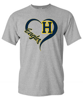 Hartland Eagles Heart Tee