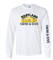 HHS Girls Swim & Dive LS Tee