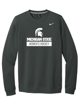 MSU Women's Hockey Nike Spartan Unisex Crewneck