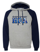 HGA Floral Colorblock Unisex Hoodie